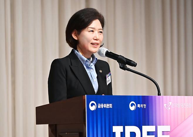 [대전=뉴시스] 이인실 특허청장 *재판매 및 DB 금지