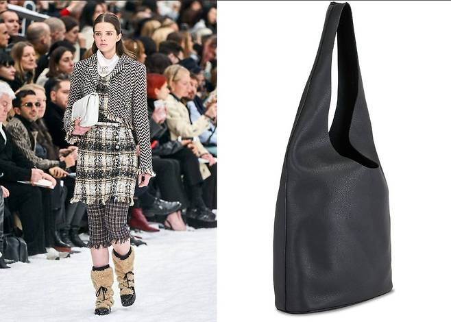 이부진 호텔신라 사장이 8일 아들의 졸업식에서 입은 것으로 알려진 샤넬 2019 가을·겨울(F/W) 트위드 자켓(왼쪽)과 이날 함께 착용한 더로우 빈들 숄더백. [샤넬][더로우]