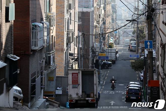 사진은 9일 서울 강서구 화곡동의 빌라 밀집 지역. 2023.1.9/뉴스1 ⓒ News1 이승배 기자