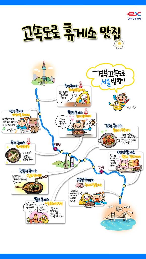 한국도로공사 고속도로 맛집 [사진=한국도로공사]