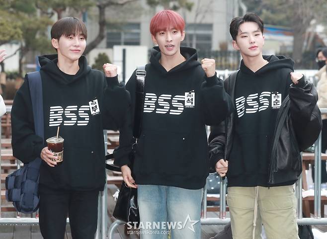 부석순 '파이팅 해야지!'[★포토]
