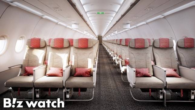 아시아나항공 A321NEO 내부 모습./사진=아시아나항공