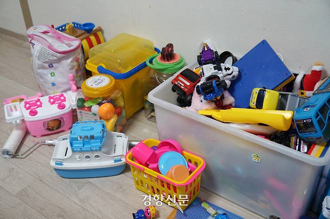 지난 9일 충북 청주시 미혼모자가족복지시설에 아이들의 장난감이 놓여 있다. 윤기은 기자