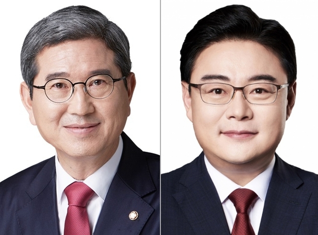 (왼쪽부터)김학용, 김성원 국민의힘 국회의원 