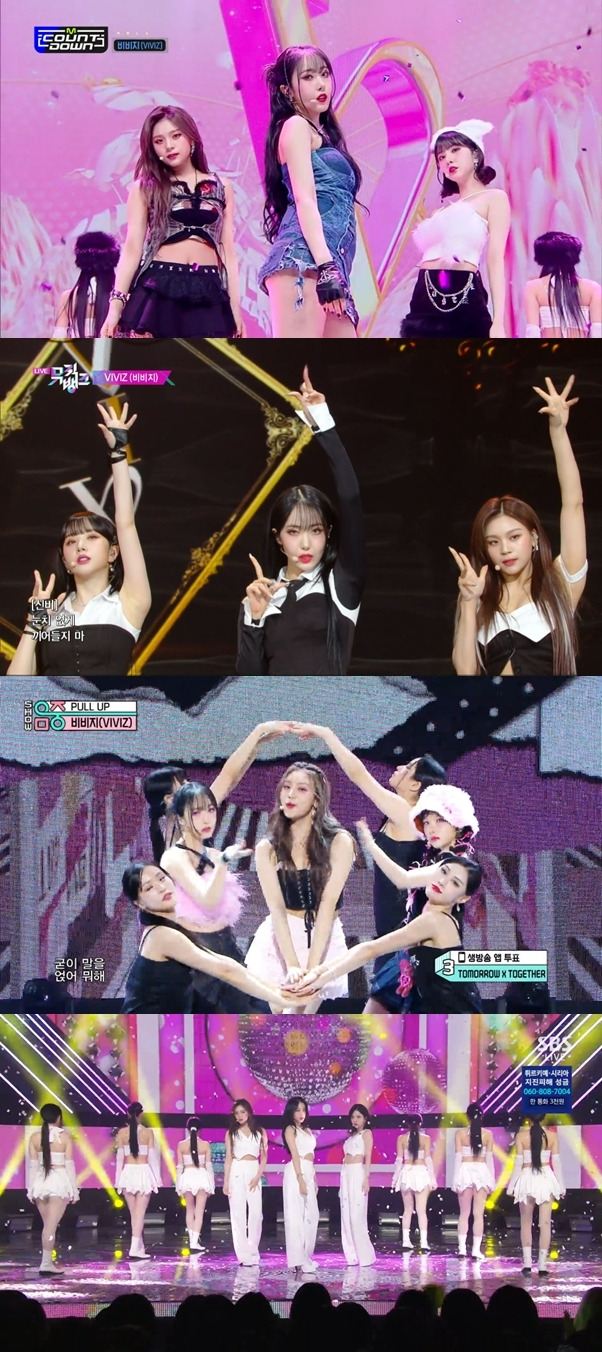 Mnet ‘엠카운트다운’, KBS 2TV ‘뮤직뱅크’, MBC ‘쇼! 음악중심’, SBS ‘인기가요’ 방송 캡처