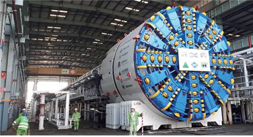 TBM 장비 모습. 사진 국가철도공단