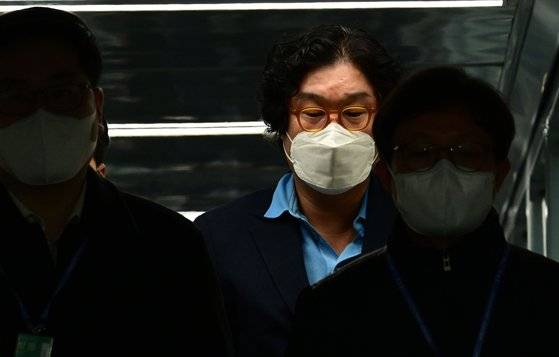 김성태 전 쌍방울 회장. 공항사진기자단