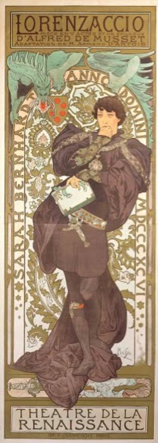 알폰스 무하, Lorenzaccio, 1896