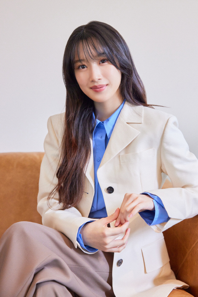 JTBC 드라마 ‘사랑의 이해’에서 주인공 안수영 역을 맡은 배우 문가영. 제공 | 키이스트