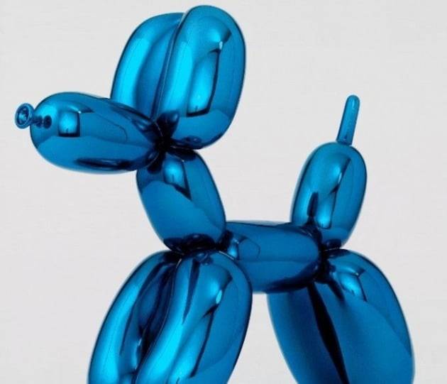 제프 쿤스의 '풍선개'/사진=벨에어파인아트갤러리