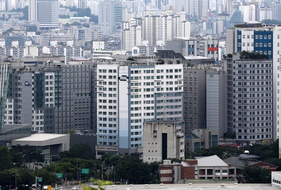 서울 마포구청 인근 오피스텔 밀집지역의 모습. 뉴스1