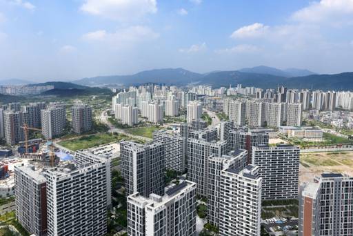 양주지역 분양시장이 불안하다. 사진은 옥정신도시 전경. 양주시 제공