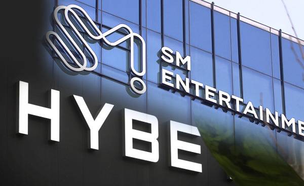 SM (위), 하이브 (아래) [사진 연합]