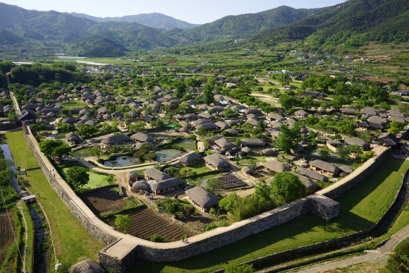 조선시대 생활상을 그대로 간직하고 있는 순천 낙안읍성 전경
