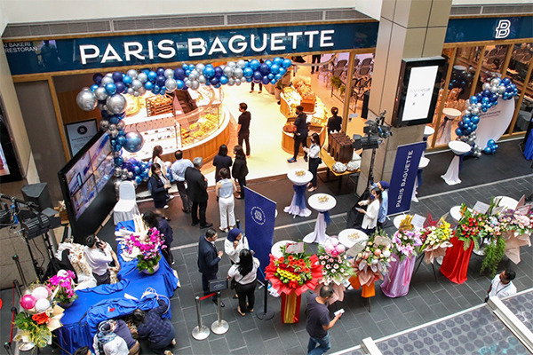 SPC Group opens first Paris Baguette store in Malaysia. [Source : SPC]