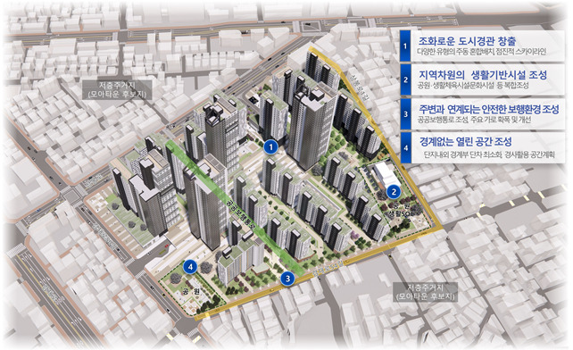 서울 중랑구 면목동 69-14 일대 신속통합기획 종합구상도 /사진=서울시