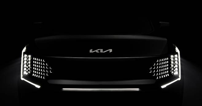 기아가 'The Kia EV9' 티저를 공개했다. /사진=기아