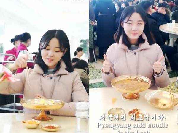 /사진=북한 유튜버 유미의 'Olivia Natasha- YuMi Space DPRK daily' 영상 캡처