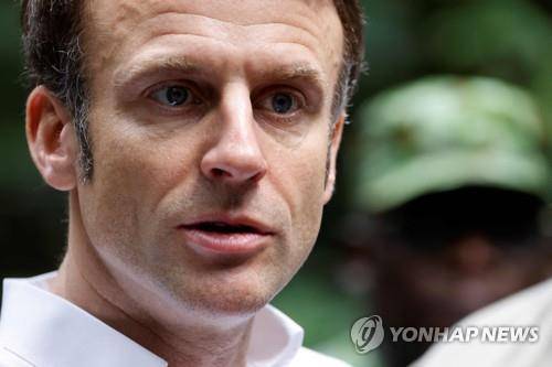 마크롱 "프랑스 '아프리카 개입' 시대 끝났다" [AFP 연합뉴스, 재판매 및 DB 금지]