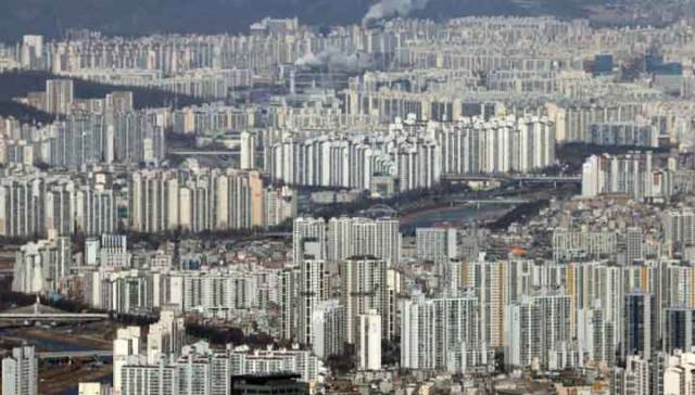 아파트촌 전경. /연합뉴스