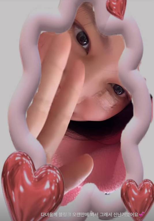 블랙핑크 제니 SNS 갈무리