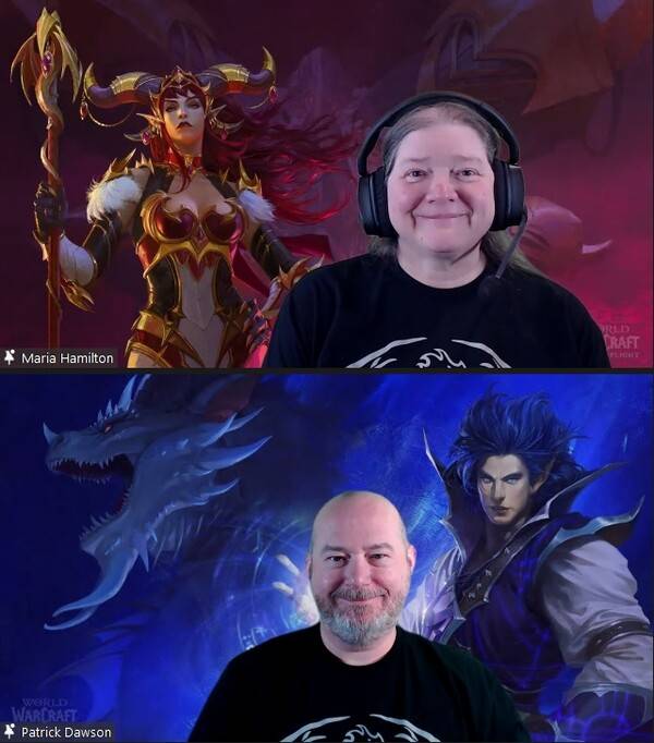 마리아 해밀턴 수석 퀘스트 디자이너(위),&nbsp;패트릭 도슨 프로덕션 디렉터