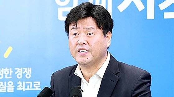 김용 전 민주연구원 부원장. 사진은 경기도 대변인 시절 모습. 사진 경기도