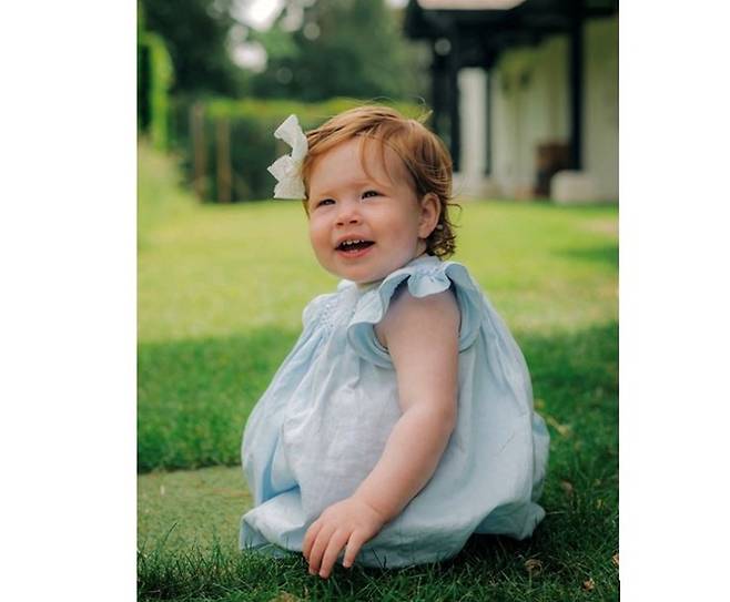 해리 왕자가 자신의 딸을 처음으로 '공주'라고 부르면서 자녀들에게 왕실 호칭을 사용할 것임을 확인했다. 사진은 해리 왕자의 딸 릴리벳 다이애나 마운트배튼-윈저 공주. /사진=로이터