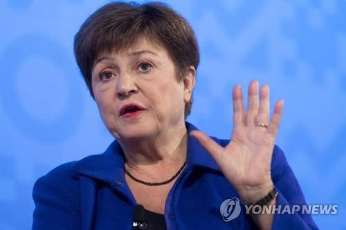 게오르기에바 IMF 총재 [EPA 연합뉴스 자료사진. 재판매 및 DB 금지]