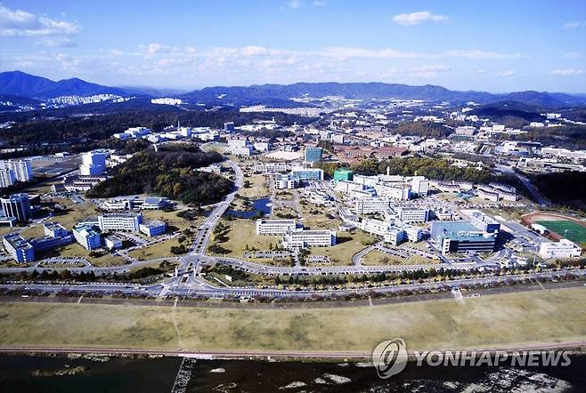 하늘에서 내려다본 대전 대덕연구개발특구 전경 [연구개발특구진흥재단 제공. 재판매 및 DB 금지]