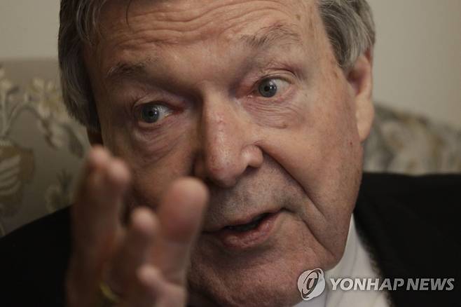 조지 펠 추기경 [AP=연합뉴스 자료사진. 재판매 및 DB 금지]