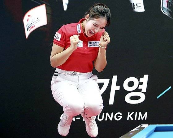 캄보디아 출신 피아비가 여자프로당구 LPBA 챔피언십에서 우승했다. 사진 PBA