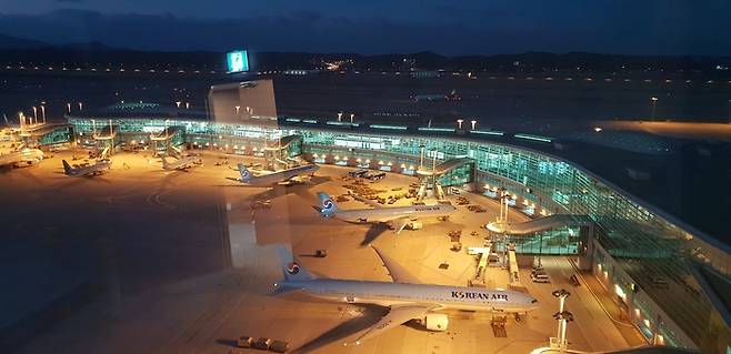 인천공항 제2여객터미널은 대한항공이 전용으로 사용하고 있다.|인천국제공항공사 제공
