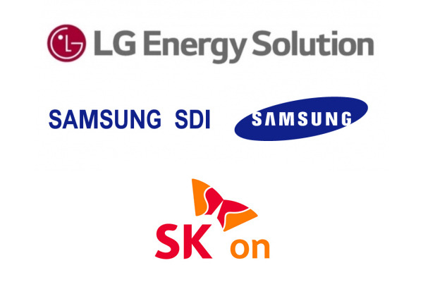 Logos of Korean battery majors [Sources : LG Energy Solution, Samsung SDI, SK on]