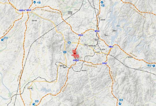 나노·반도체 국가산업단지 위치도. 사진=대전시 제공