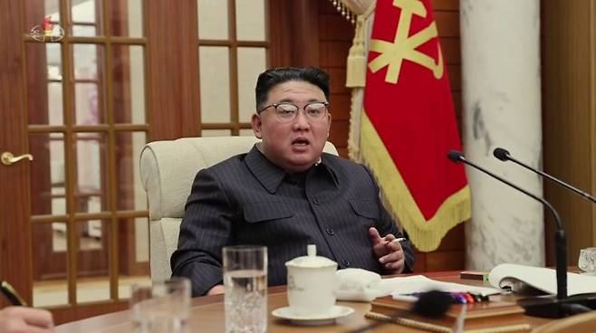 김정은 북한 국무위원장. [이미지출처=연합뉴스·조선중앙TV 화면]