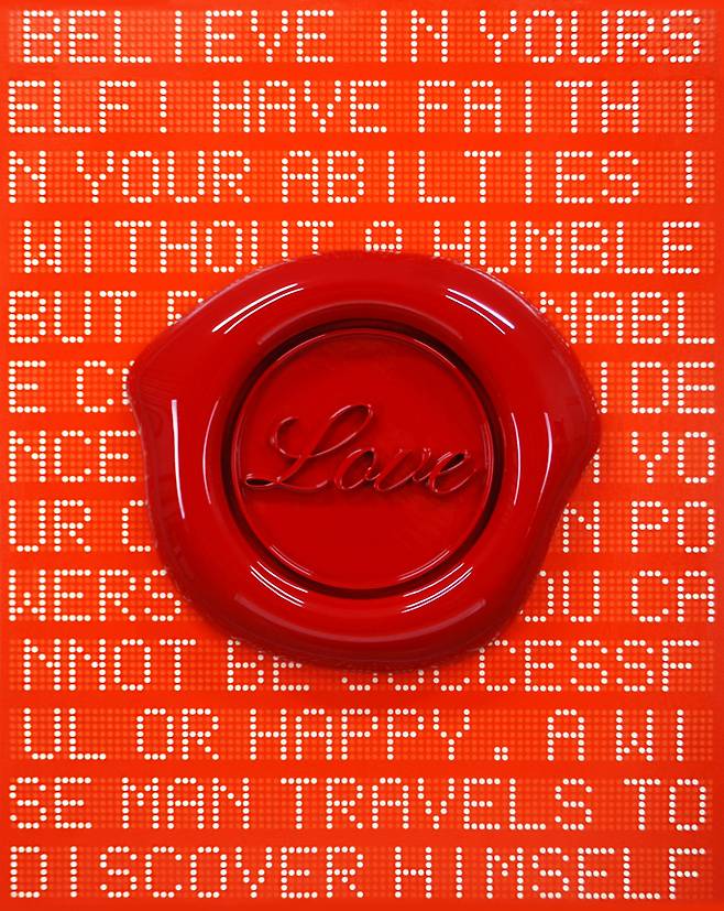 사진 : 더 트리니티(THE TRINITY), 손수민 전시작품 4_ Catharsis- oil on canvas mixed media. 90.9cm x 72.7cm(30호) &nbsp;2022 ⓒTHE TRINITY