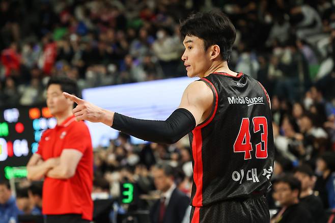 한국가스공사 이대성은 개인 통산 한 경기 최다 득점인 39점을 올렸다. [KBL 제공]