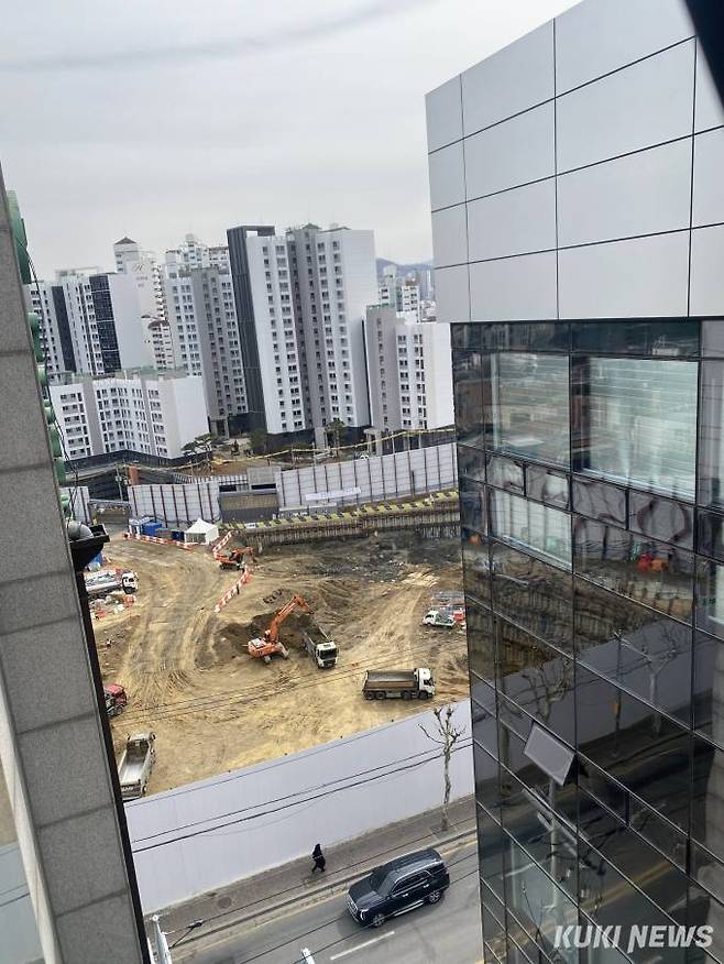 ‘디에이치대치에델루이’(대치동 구마을 제3지구 재건축) 공사현장.&nbsp; 사진=송금종 기자