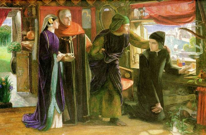 단테 가브리엘 로제티, Dante's Dream at the Time of the Death of Beatrice