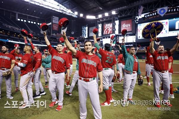 멕시코 선수단 / 사진=Gettyimages 제공