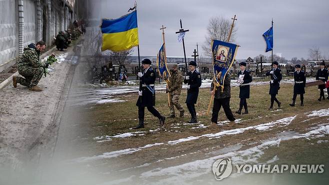 러, 요충지 바흐무트 집중 포격…전쟁 1년 전환점될까 (CG) [연합뉴스TV 제공]