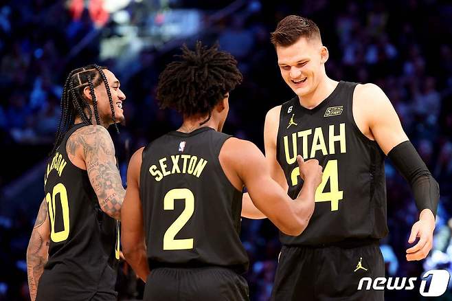 유타 재즈가 보스턴 셀틱스를 꺾었다. ⓒ AFP=뉴스1