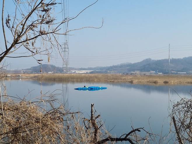 충남 아산 패러글라이딩 장소. / 충남소방본부 제공.