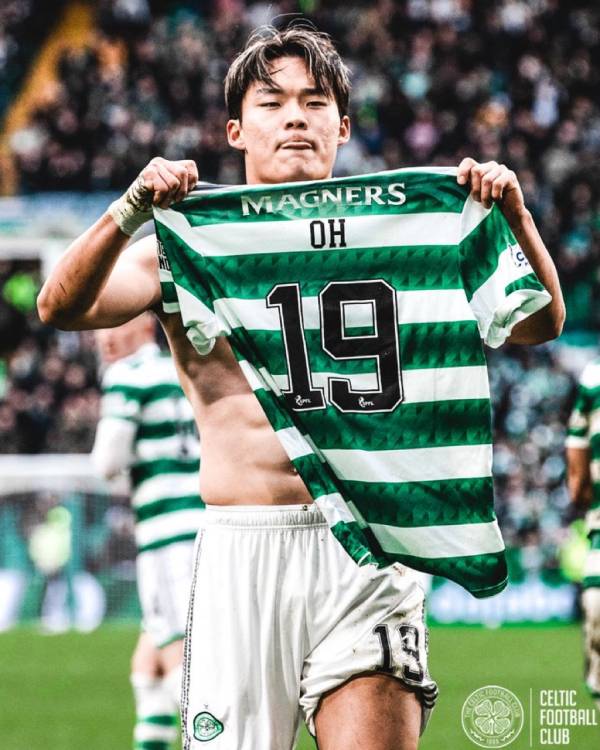 오현규.(사진=셀틱 SNS)