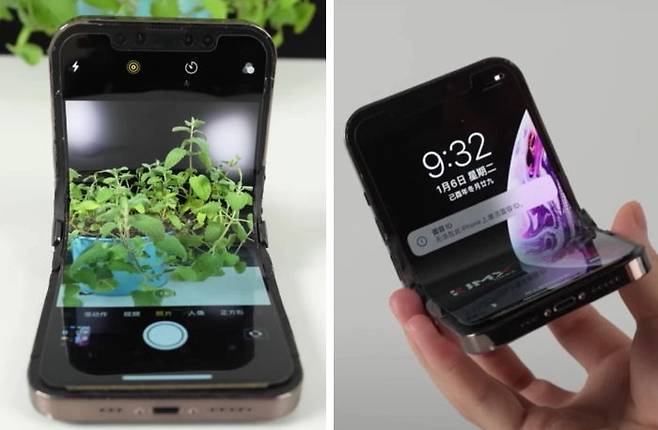 아이폰 폴더블폰 예상 이미지 [Digital Trends]