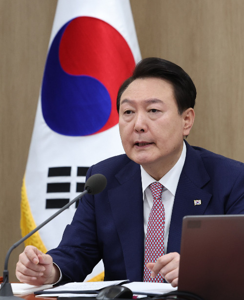국무회의 주재하는 윤석열 대통령. 연합뉴스