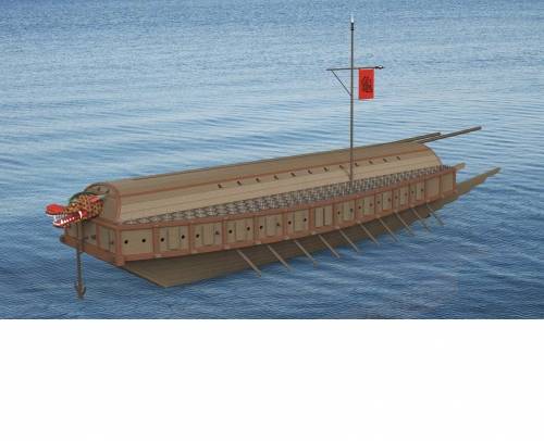 채연석 박사(항공철도사고조사위원장·전 한국항공우주연구원장)가 최근 발견한 거북선 설계도를 바탕으로 18세기에 건조된 거북선을 CG로 복원한 모습.  채연석 박사·유클리드소프트 제공