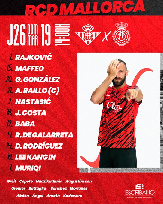 사진. 마요르카 SNS