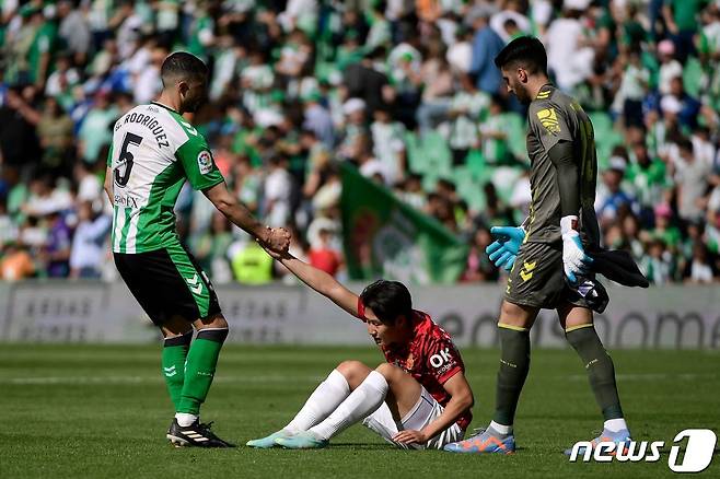 마요르카의 이강인(가운데). ⓒ AFP=뉴스1